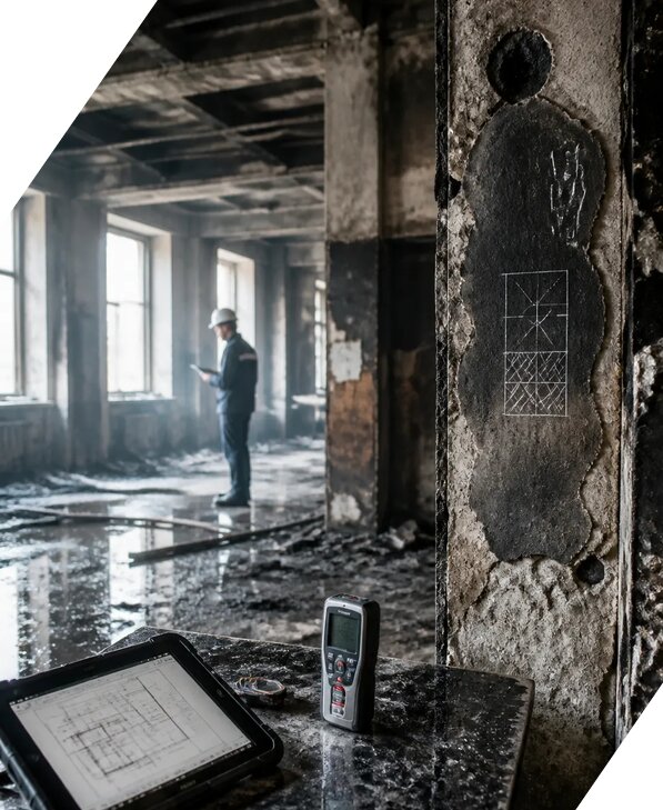 Обследование зданий после пожара в Лысьве от 15386 р. | ЭкспертизаРоссия