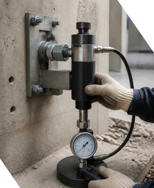 Испытание анкерных устройств в Лысьве с оформлением протокола